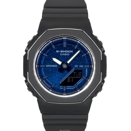 Casio G-Shock Analog-Digital-Damenuhr aus biobasiertem Harz mit blauem Zifferblatt, Quarzwerk, GMA-P2110SC-2A, wasserdicht bis 200 m