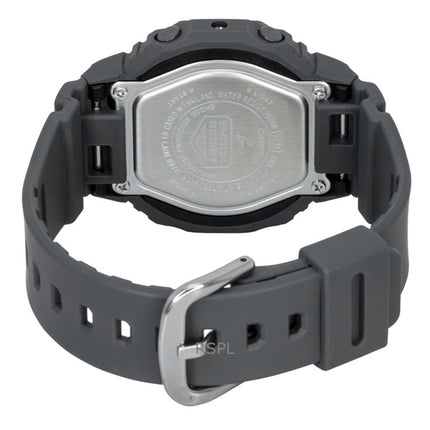 Casio G-Shock Analog-Digital Damenuhr mit biobasiertem Harzarmband, grauem Zifferblatt, Quarzwerk, GMA-P2126W-8A, wasserdicht bis 200 m