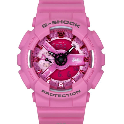Casio G-Shock Analog-Digital Barbie Collaboration Bio-basiertes Harz Rosa Zifferblatt Quarz GMA-S110BE-4A 200M Damenuhr