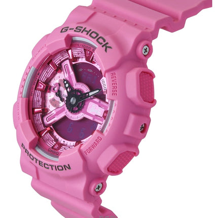 Casio G-Shock Analog-Digital Barbie Collaboration Bio-basiertes Harz Rosa Zifferblatt Quarz GMA-S110BE-4A 200M Damenuhr