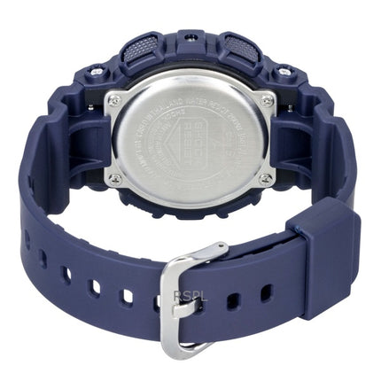 Casio G-Shock Analog-Digital-Damenuhr aus biobasiertem Harz mit blauem Zifferblatt, Quarzwerk, GMA-S140-2A2, wasserdicht bis 200 m