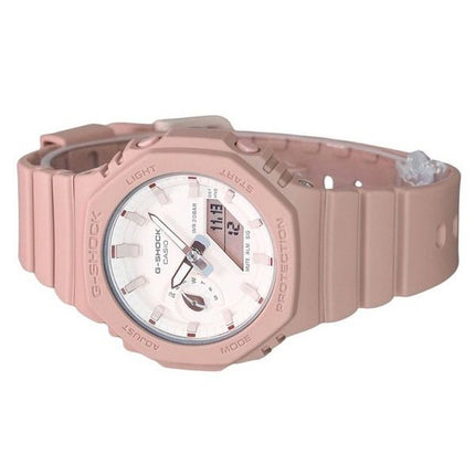 Casio G-Shock Nature',s Color Series Analog-Digital-Armband aus biobasiertem Harz, rosafarbenes Zifferblatt, Quarz, GMA-S2100