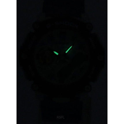 Generalüberholte Casio G-Shock Damenuhr, analog/digital, mit durchscheinendem Harzarmband, Quarzwerk, Modell GMA-S2200PE-6A, wasserdicht bis 200 m