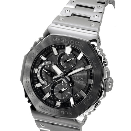 Casio G-Shock Analog Vollmetall Smartphone-Armband Schwarzes Zifferblatt Solar GMC-B2100BT-1A 200M Herrenuhr