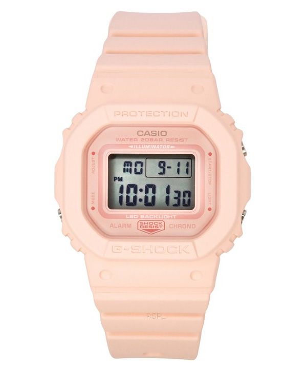 Casio G-Shock Digital Peach Resin Armband Quarz GMD-S5600BA-4 200M Damenuhr
