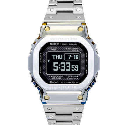 Casio G-Shock Digitaluhr aus Edelstahl mit Solarfunktion GMW-BZ5000RC-1 (200 m) für Herren
