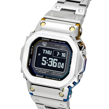 Casio G-Shock Digitaluhr aus Edelstahl mit Solarfunktion GMW-BZ5000RC-1 (200 m) für Herren