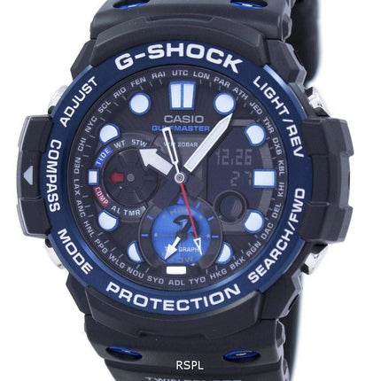 Casio G-Shock GULFMASTER Twin Sensor Monddaten Tide Graph GN-1000B-1A Herrenuhr