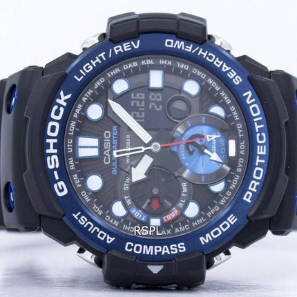 Casio G-Shock GULFMASTER Twin Sensor Monddaten Tide Graph GN-1000B-1A Herrenuhr