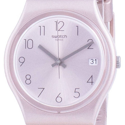 Swatch Pinkbaya Rose Gold Tone Dial Quarz GP403 Herrenuhr