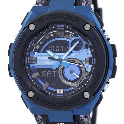 Casio G-Shock G-Stahl analoge digitale Welt Zeit GST-200CP-2A Herrenuhr