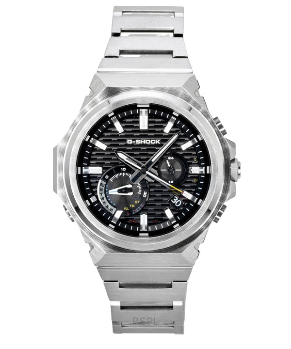 Casio G-Shock G-Steel Analog Smartphone Link Edelstahl Schwarzes Zifferblatt Solar GST-B1000D-1A 200M Herrenuhr
