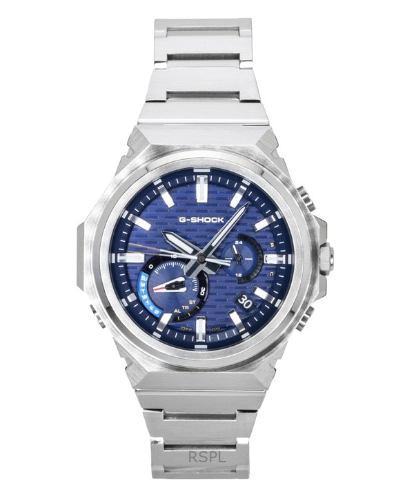 Casio G-Shock G-Steel Analog Smartphone Link Edelstahl Blaues Zifferblatt Solar GST-B1000D-2A 200M Herrenuhr