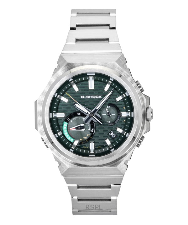 Casio G-Shock G-Steel Analog Smartphone Link Edelstahl Grünes Zifferblatt Solar GST-B1000D-3A 200M Herrenuhr