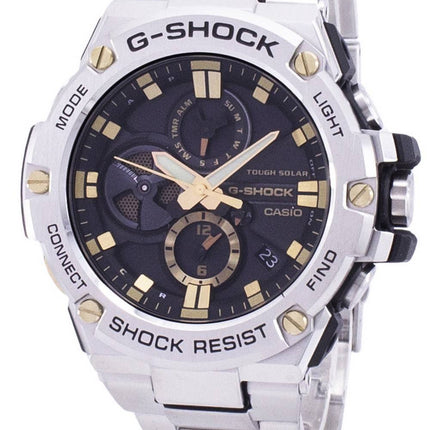 Casio G-Shock G-Stahl Tough Solar Bluetooth GST-B100D-1A9 GSTB100D-1A9 Herrenuhr