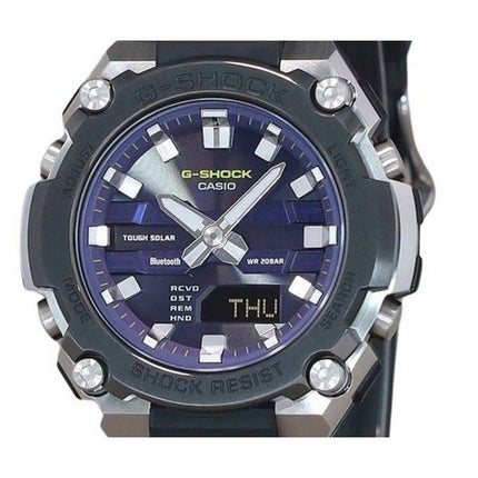 Casio G-Shock G-Steel Analog-Digital-Smartphone-Link Bluetooth Blaues Zifferblatt Solar GST-B600A-1A6 200M Herrenuhr