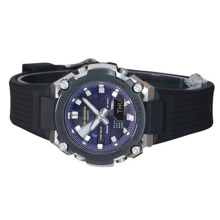 Casio G-Shock G-Steel Analog-Digital-Smartphone-Link Bluetooth Blaues Zifferblatt Solar GST-B600A-1A6 200M Herrenuhr