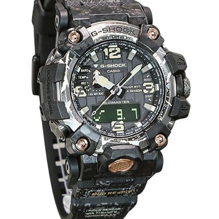 Casio G-Shock Mudmaster Master Of G-Land Analog Digital Schwarzes Zifferblatt Tough Solar GWG-2000CR-1A 200M Herrenuhr