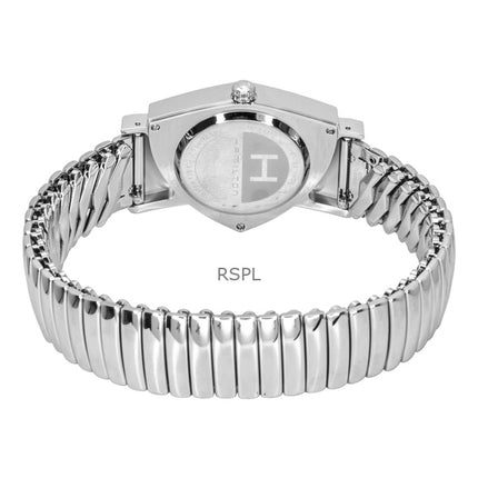 Hamilton Ventura Herrenuhr aus Edelstahl mit blauem Zifferblatt und Quarzwerk H24411142