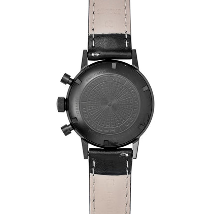 Hamilton American Classic Intra Matic Chronograph, Lederarmband, schwarzes Zifferblatt, Automatik, H38446730, 100 m, Herrenuhr