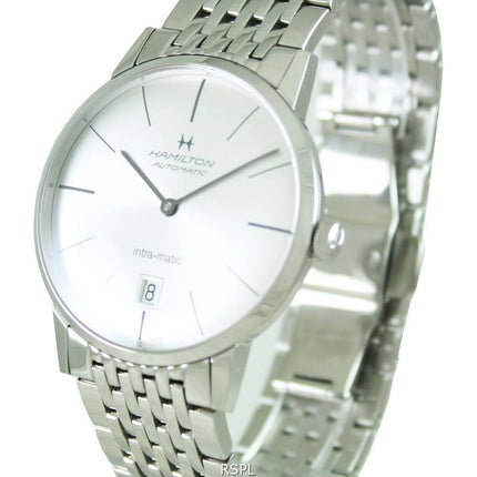 Hamilton Intra-Matic automatische Zifferblatt Silber H38455151