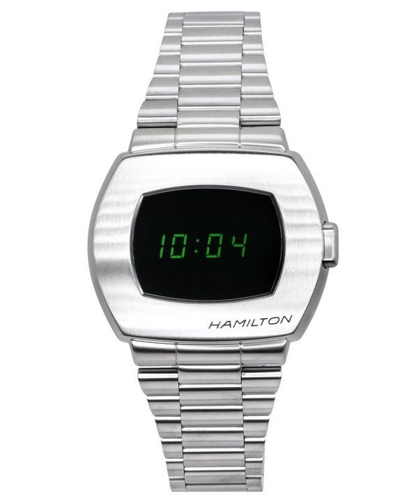 Hamilton PSR American Classic Digital Edelstahl Quarz H52414131 100M Herrenuhr