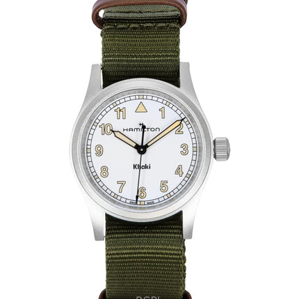 Hamilton Khaki Field Textilarmband weißes Zifferblatt Quarz H69301910 Unisex-Uhr