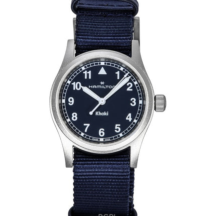 Hamilton Khaki Field Textilarmband Blaues Zifferblatt Quarz H69301940 Unisex-Uhr