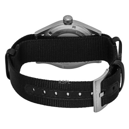 Hamilton Khaki Field Textilarmband Schwarzes Zifferblatt Quarz H69401430 Unisex-Uhr