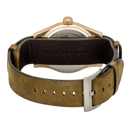 Hamilton Khaki Field Bronze White Dial Automatic H69459510 Herrenuhr