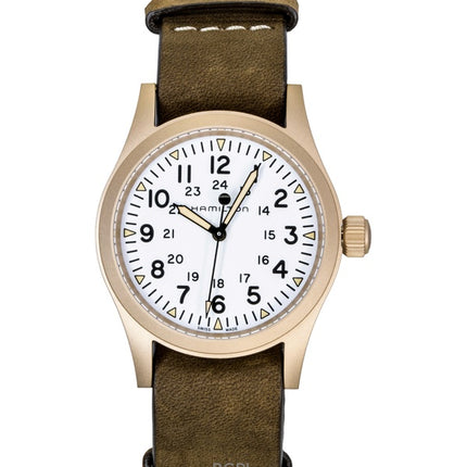 Hamilton Khaki Field Bronze White Dial Automatic H69459510 Herrenuhr