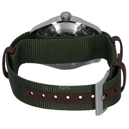 Hamilton Khaki Field Expedition Textilarmband schwarzes Zifferblatt Automatik H70315931 100M Unisex-Uhr