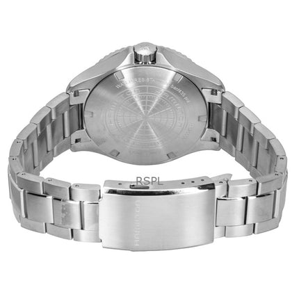 Hamilton Khaki Navy Scuba GMT Edelstahl Silbernes Zifferblatt Automatik Taucheruhr H82555150 300M Herrenuhr