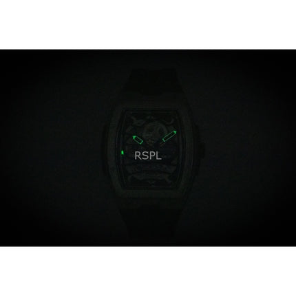 Ingersoll The Challenger Kautschukarmband Schwarzes Skelett-Zifferblatt Automatik I12301 Herrenuhr