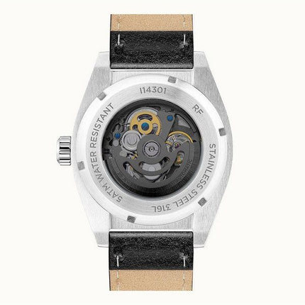 Ingersoll The Vert Lederarmband Skelett schwarzes Zifferblatt Automatik I14301 Herrenuhr