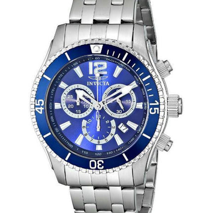 Invicta II Spezialität blaues Zifferblatt 0620 Chronograph Herrenuhr