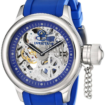 Invicta Russian Diver Skelett blau Gurt INV1089/1089 Herrenuhr