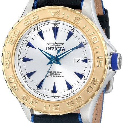Invicta Pro Diver Quarz Zifferblatt Silber 200M 12615 Herrenuhr