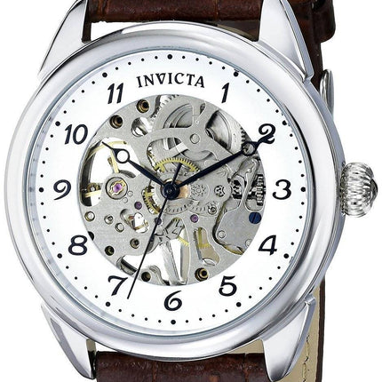 Invicta Spezialität Skelett Silberzifferblatt 17187 Herrenuhr