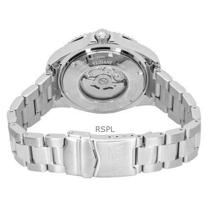 Invicta Pro Diver Edelstahl Schwarzes Zifferblatt Quarz Taucheruhr 21866 300M Herrenuhr