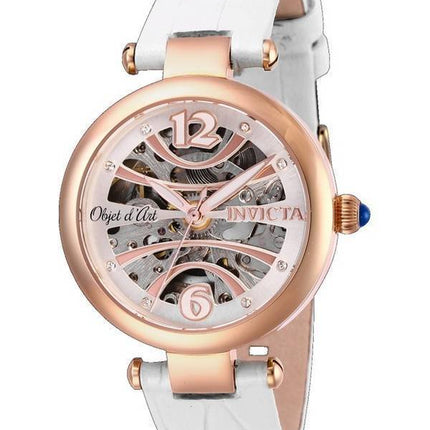 Invicta Objet D Art 26371 Automatische Skelett-Damenuhr