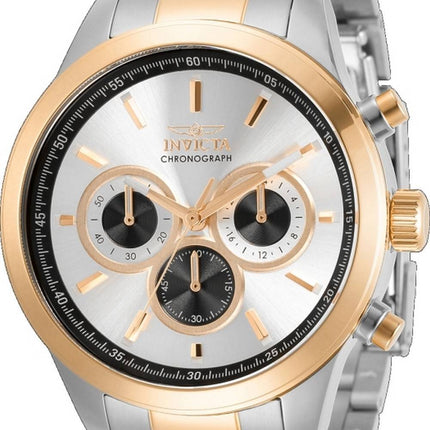 Invicta Specialty Chronograph Silber Zifferblatt Quarz 30983 100M Herrenuhr