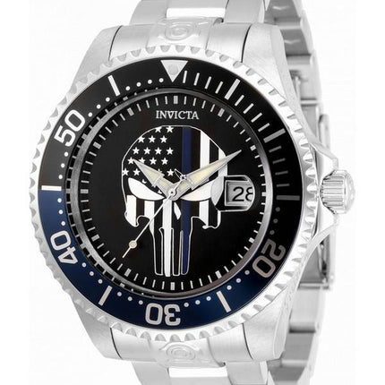 Invicta Pro Diver Skull Schwarzes Zifferblatt Automatik 31928 300M Herrenuhr