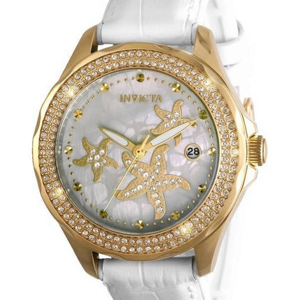 Invicta Wildflower Ocean Voyage 32666 Quarzdiamant Akzente 100M Damenuhr