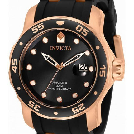 Invicta Pro Diver Schwarzes Zifferblatt Automatik 33340 200M Herrenuhr