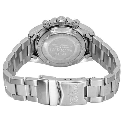 Invicta Speedway Roulette Casino Chronograph GMT Edelstahl Schwarzes Zifferblatt Quarz 44643 200M Herrenuhr