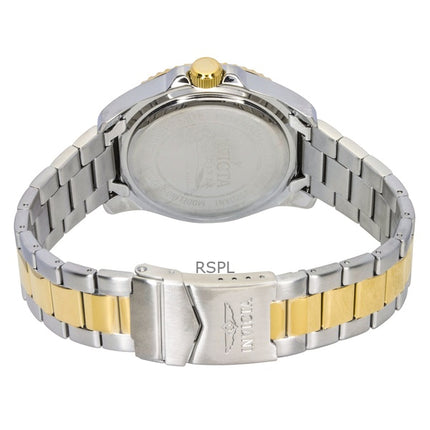 Invicta Pro Diver Zweifarbige Herrenuhr aus Edelstahl mit weißem Zifferblatt und Quarzwerk, Modell 47127