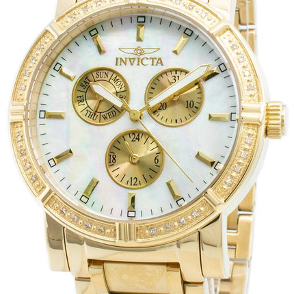 Invicta Wildflower 4743 Quarz Diamant Akzente Chronograph 100M Damenuhr