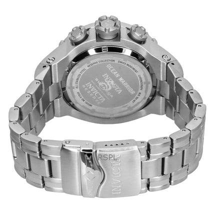 Invicta Reserve Ocean Warrior Chronograph mit rotem und schwarzem Zifferblatt, Quarz 47849, 100 M, Herrenuhr