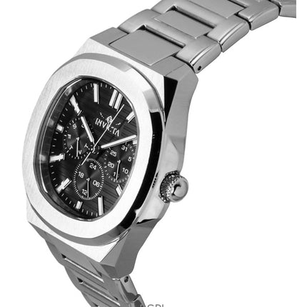 Invicta Speedway Edelstahl Schwarzes Zifferblatt Quarz 48325 Herrenuhr